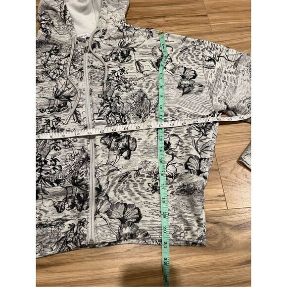 ATHLETA Balance Eden Floral Zipped Jacket Hoodie Sweatshirt Sz M - Picture 8 of 8